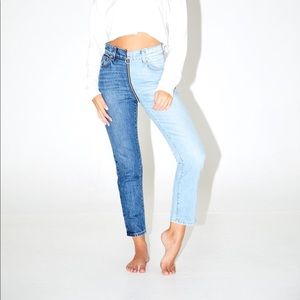 Revice Yin Yang Crops Jeans